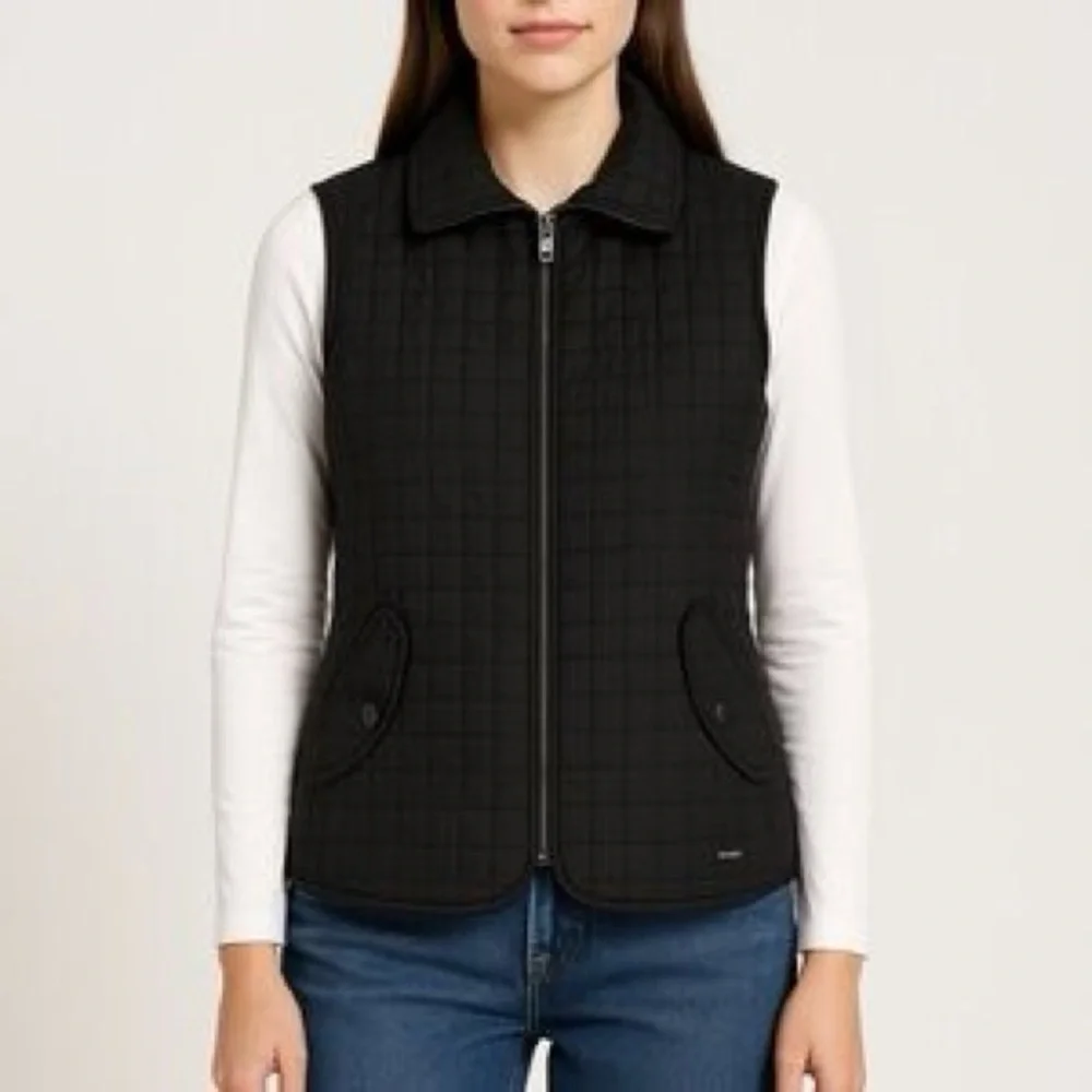 Weekend Max Mara Quilted Vest Light Padding Gray Size 38 (US 6)